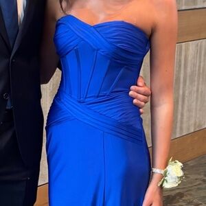 Strapless Corset Prom Dress